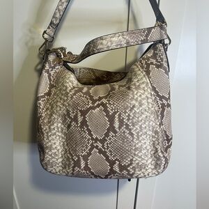 Michael Kors Snakeskin hobo bag